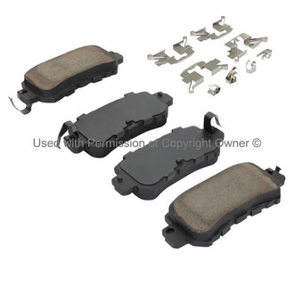 Quality-Built® - Black Series New Ceramic Rear Disc Brake Pads