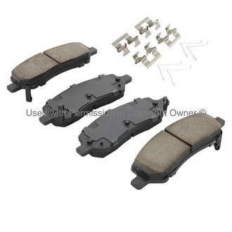 Quality-Built® - Black Series New Ceramic Rear Disc Brake Pads