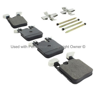 Quality-Built® - Black Series New Semi-Metallic Rear Disc Brake Pads