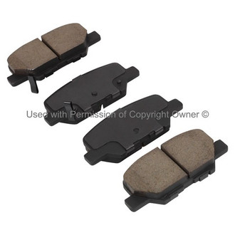 Quality-Built® - Black Series New Ceramic Rear Disc Brake Pads