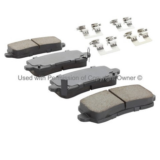 Quality-Built® - Black Series New Ceramic Rear Disc Brake Pads