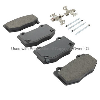 Quality-Built® - Black Series New Semi-Metallic Rear Disc Brake Pads