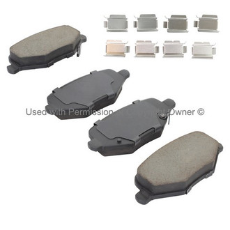 Quality-Built® - Black Series New Ceramic Rear Disc Brake Pads