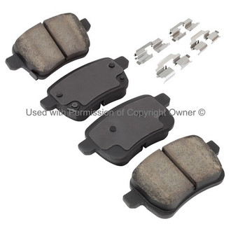 Quality-Built® - Black Series New Ceramic Rear Disc Brake Pads