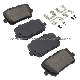 Quality-Built® - Black Series New Semi-Metallic Rear Disc Brake Pads