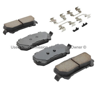 Quality-Built® - Black Series New Ceramic Rear Disc Brake Pads