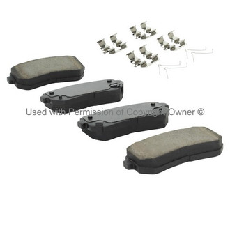 Quality-Built® - Black Series New Ceramic Rear Disc Brake Pads