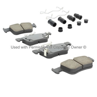 Quality-Built® - Black Series New Ceramic Rear Disc Brake Pads