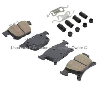Quality-Built® - Black Series New Ceramic Rear Disc Brake Pads