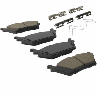 Quality-Built® - Black Series New Ceramic Rear Disc Brake Pads