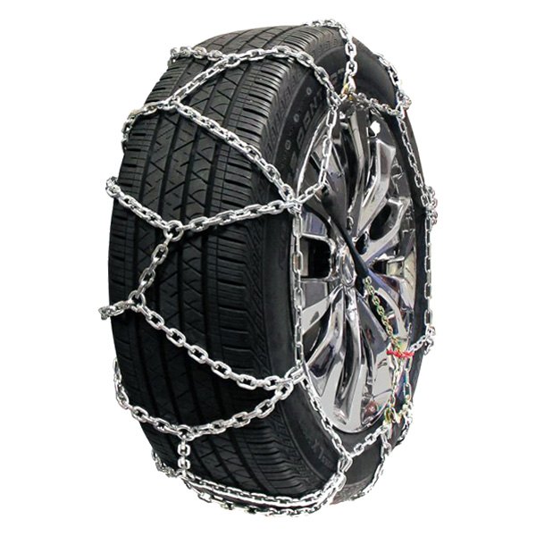 Quality Chain 2521Q Diamond Back 5.5mm Link Tire Chains Traction SUV Lt Truck