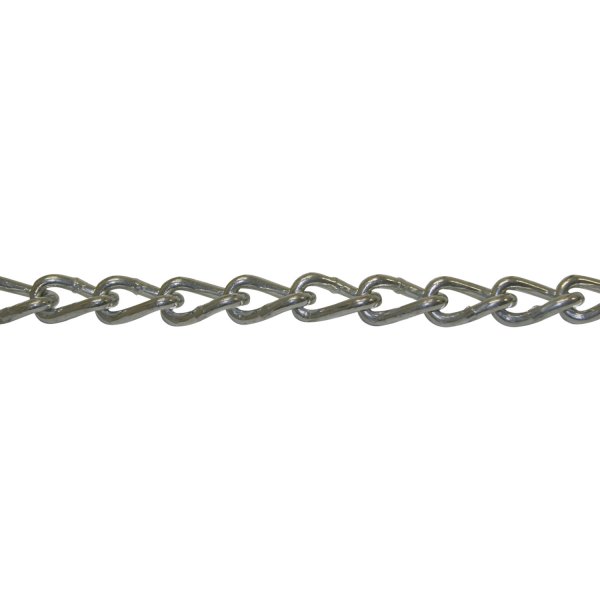 Quality Chain® - Replacement Hardened Twisted Round Link Bulk Cross Chain