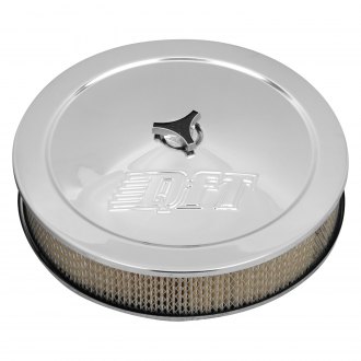 QFT® - Round White Chrome Air Cleaner Assembly (5-1/8" ID)