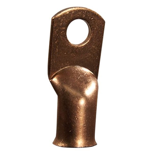 QuickCable® - 3/8" 4 Gauge Uninsulated Copper Ring Terminals