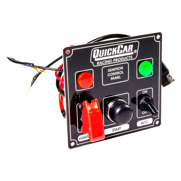 QuickCar Racing® - Ignition Panel with 2 Acc. & Lights