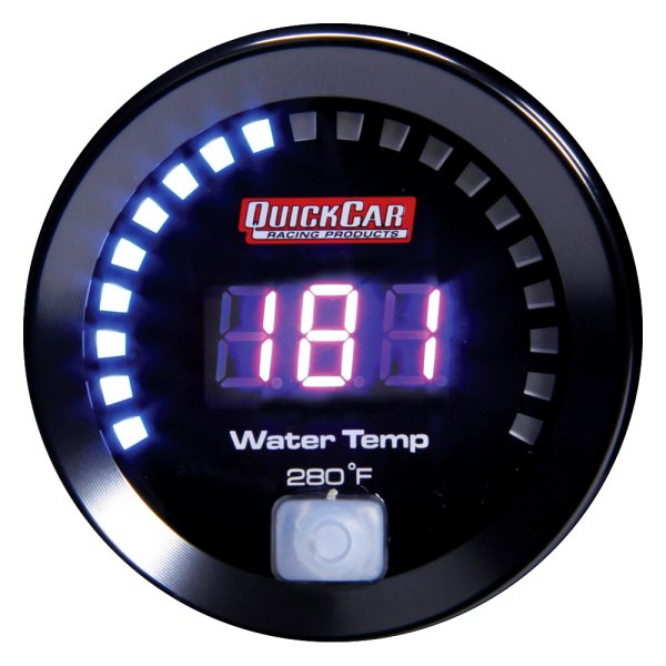 QuickCar Racing® - 2-1/16" Digital Water Temperature Gauge, 100-280 F
