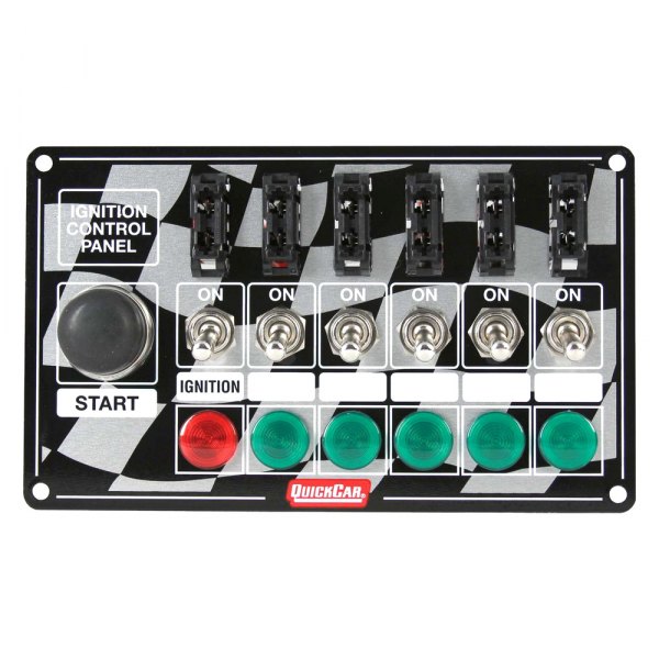 QuickCar Racing® - Lighted Fused Ignition Control Panel With Light