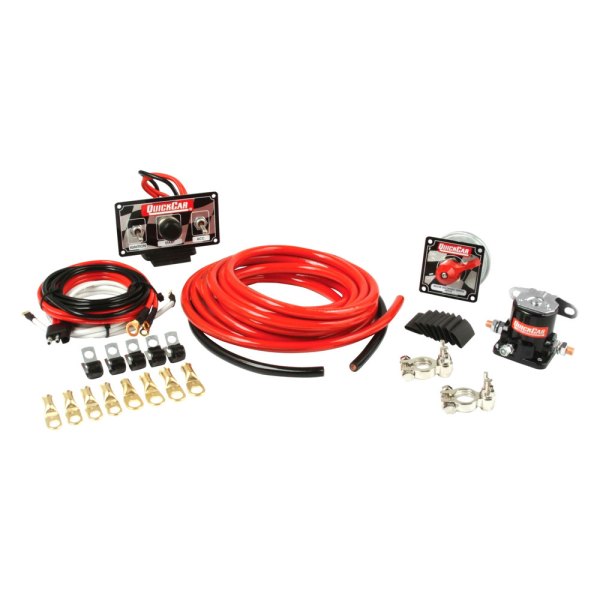 QuickCar Racing® - Premium 4-Gauge Wiring Kit With 50-020 Panel