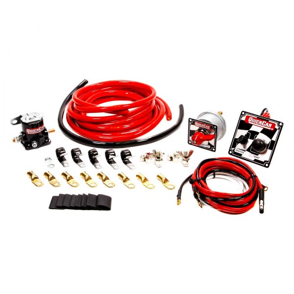 QuickCar Racing® - 4-Gauge Wiring Kit With 50-102 Panel