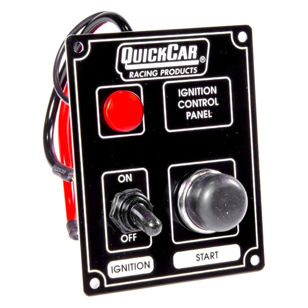 QuickCar Racing® 50852 Lighted Ignition Control Panel w/o Lights