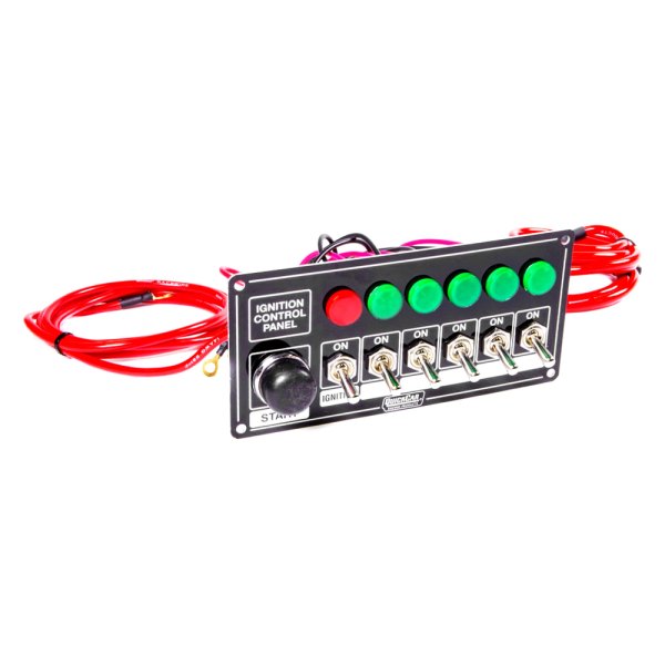 QuickCar Racing® - Lighted Ignition Control Panel With Six Pilot Lights