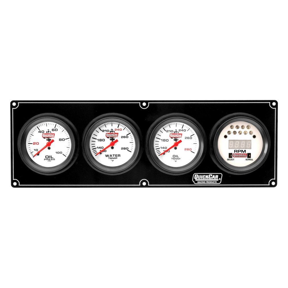 QuickCar Racing® Extreme 3Gauges with Tachometer Panel