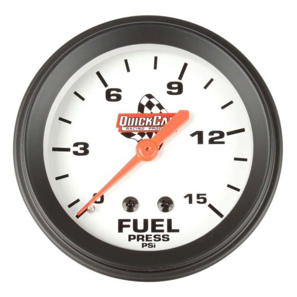 QuickCar Racing® - Standard 2-5/8" Fuel Pressure Gauge, 15 PSI