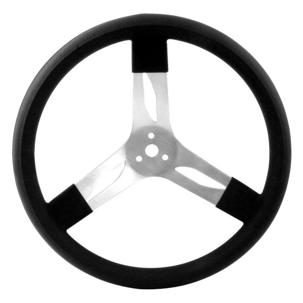QuickCar Racing® - Aluminum Steering Wheel with Black Grip