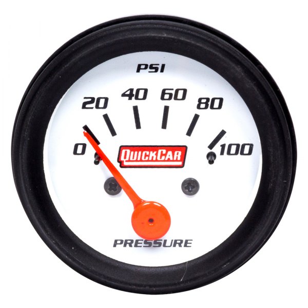 QuickCar Racing® - 2" Open Wheel Oil Pressure Gauge, 0-100 PSI