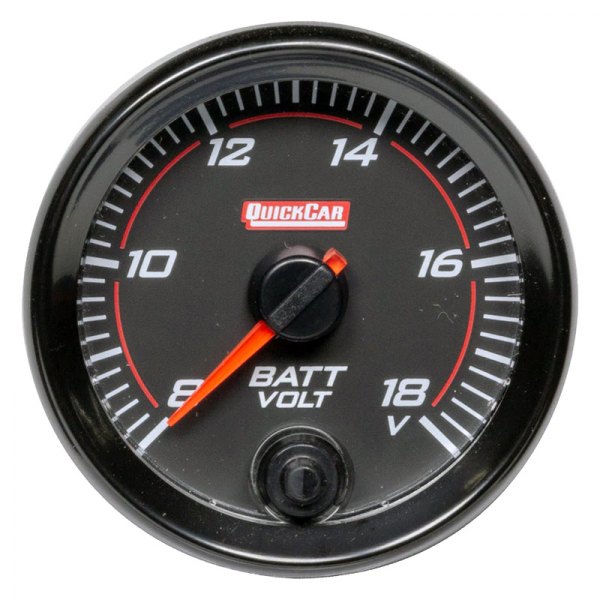 QuickCar Racing® - Redline 2-5/8" Fuel Pressure Gauge, 0-15 PSI