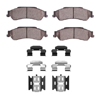 R1 Concepts® - Super Heavy Duty Semi-Metallic Rear Brake Pads