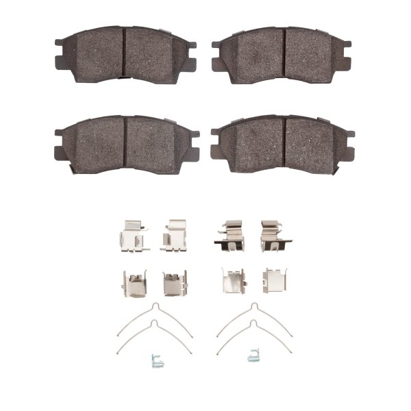 R1 Concepts® - Ceramic Ceramic Front Brake Pads