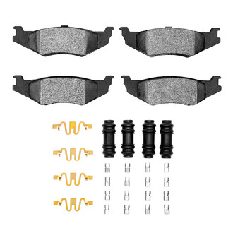 R1 Concepts® - Semi-Metallic Semi-Metallic Rear Brake Pads