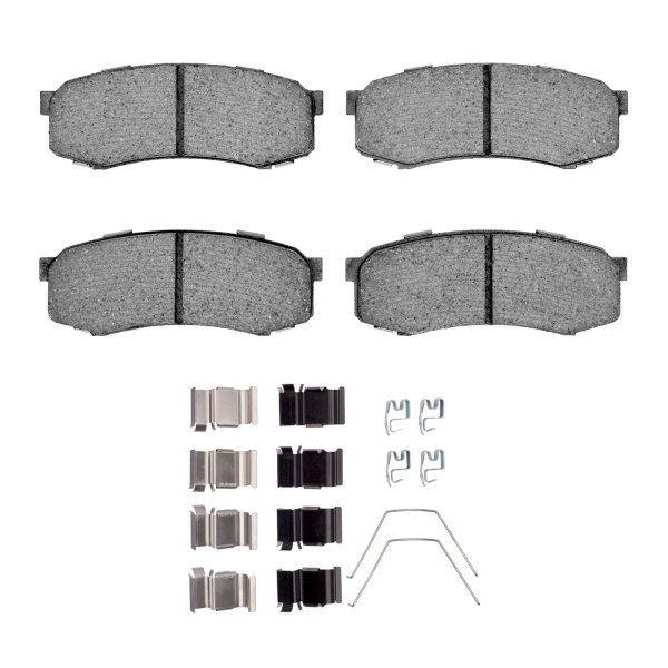 R1 Concepts® - Semi-Metallic Semi-Metallic Rear Brake Pads