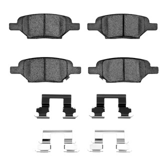 R1 Concepts® - Semi-Metallic Rear Brake Pads