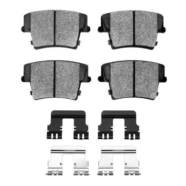 R1 Concepts® - Semi-Metallic Semi-Metallic Rear Brake Pads