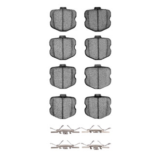 R1 Concepts® - Semi-Metallic Semi-Metallic Rear Brake Pads