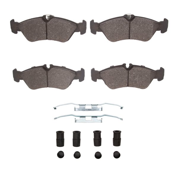 R1 Concepts® - Semi-Metallic Semi-Metallic Rear Brake Pads