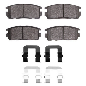 R1 Concepts® - Semi-Metallic Semi-Metallic Rear Brake Pads