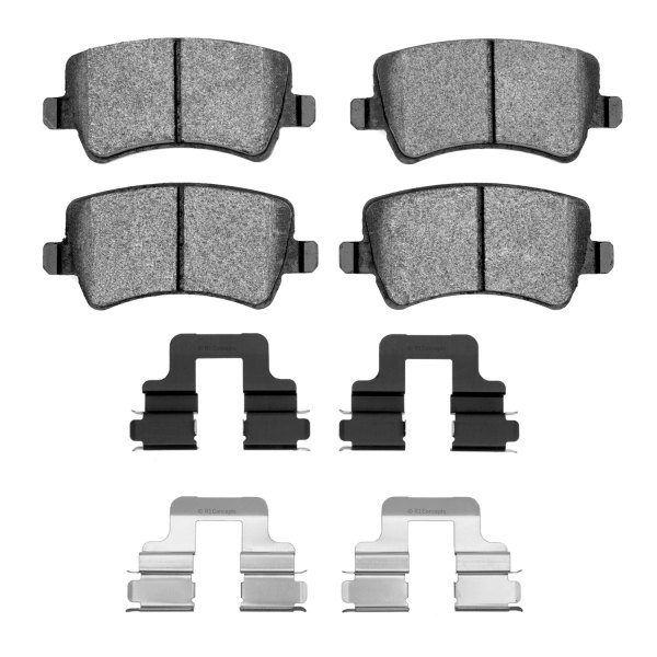 R1 Concepts® - Semi-Metallic Semi-Metallic Rear Brake Pads