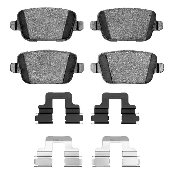 R1 Concepts® - Semi-Metallic Semi-Metallic Rear Brake Pads