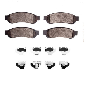 R1 Concepts® - Semi-Metallic Semi-Metallic Rear Brake Pads
