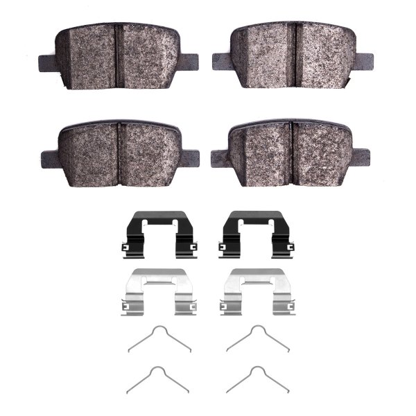 R1 Concepts® - Semi-Metallic Semi-Metallic Rear Brake Pads