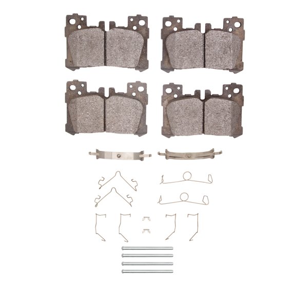 R1 Concepts® - Semi-Metallic Semi-Metallic Rear Brake Pads