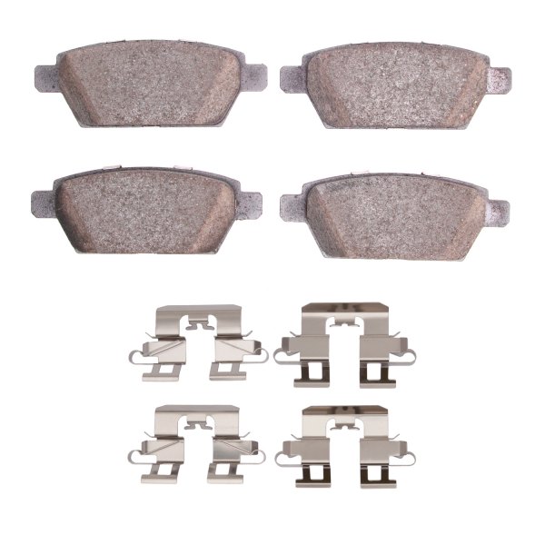 R1 Concepts® - Optimum OEp Ceramic Rear Brake Pads