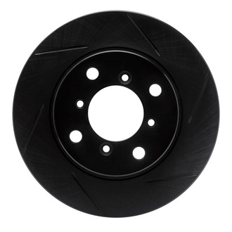 R1 Concepts® - eLINE Black Series™ Slotted 1-Piece Front Brake Rotor