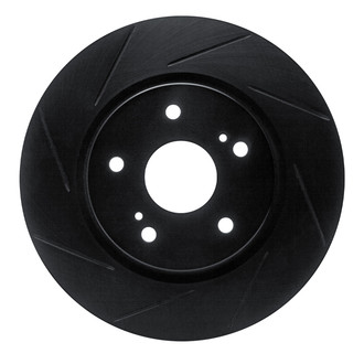 R1 Concepts® - eLINE Black Series™ Slotted 1-Piece Front Brake Rotor