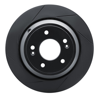 R1 Concepts® - eLINE Black Series™ Slotted 1-Piece Rear Brake Rotor
