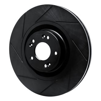 R1 Concepts® - eLINE Black Series™ Slotted 1-Piece Front Brake Rotor