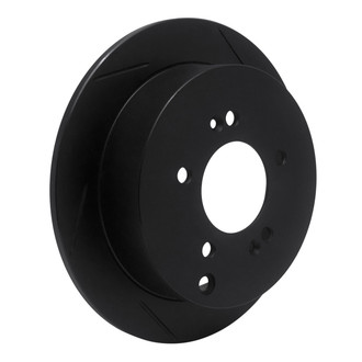 R1 Concepts® - eLINE Black Series™ Slotted 1-Piece Rear Brake Rotor